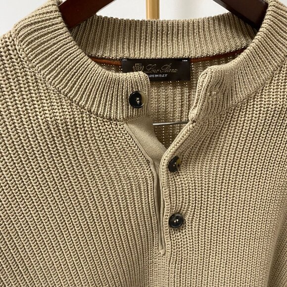 Loro Piana Tan Crewneck Sweater - Picture 6 of 10